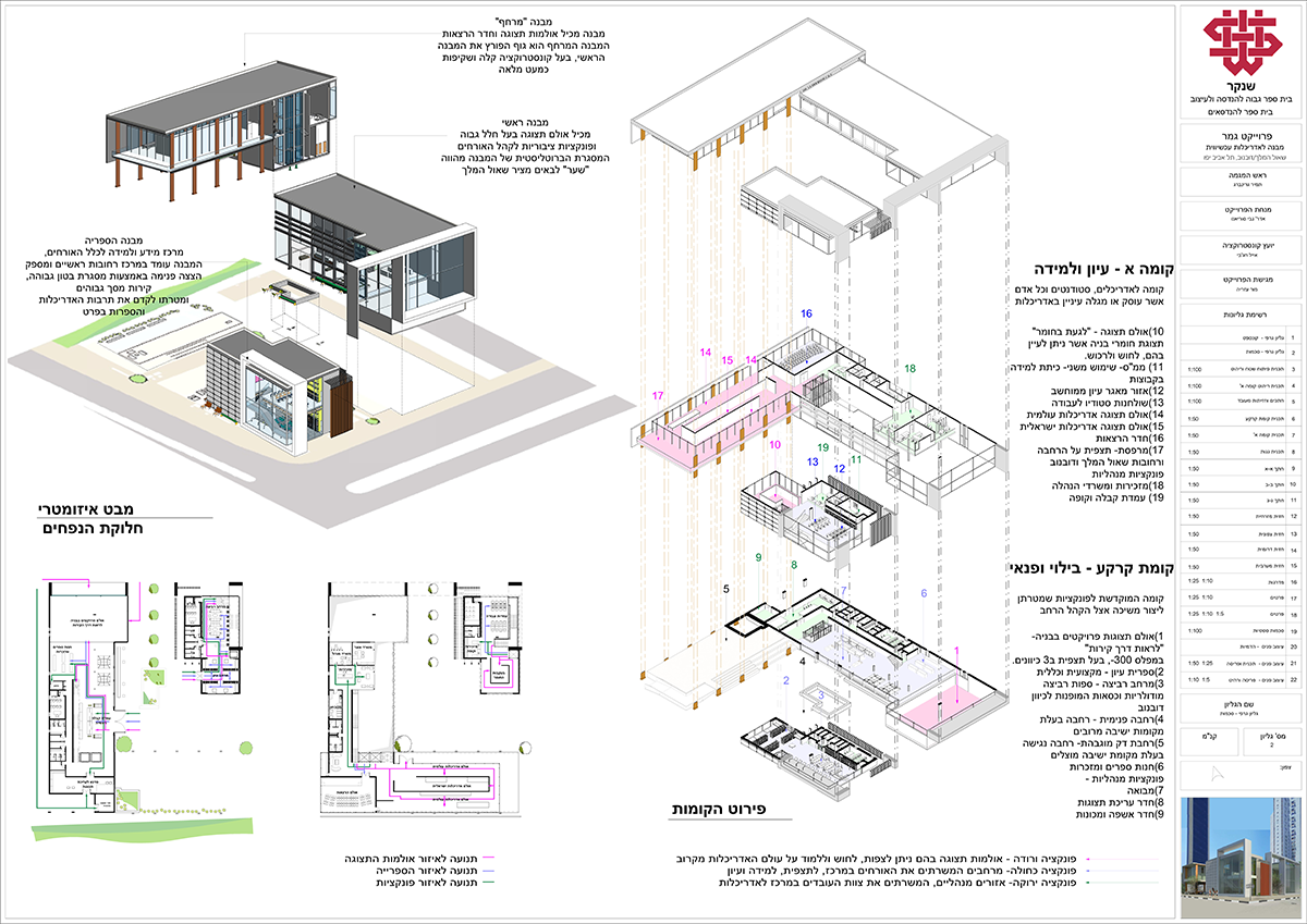 פרויקט הגמר של מור עזריה - אדריכלות שנקר הנדסאים